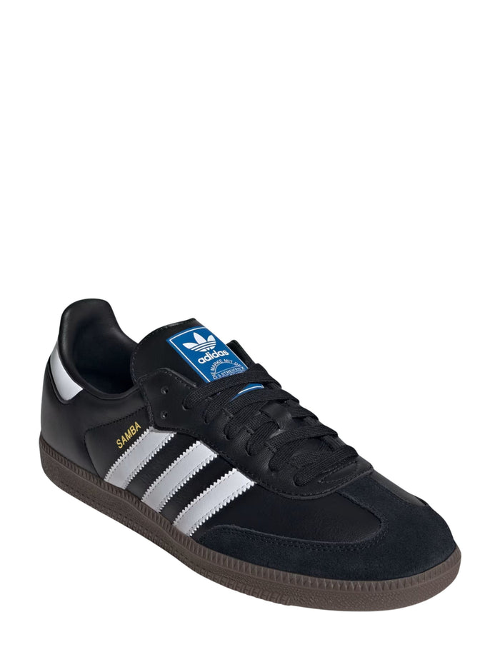 Adidas Sneakers Black Leather