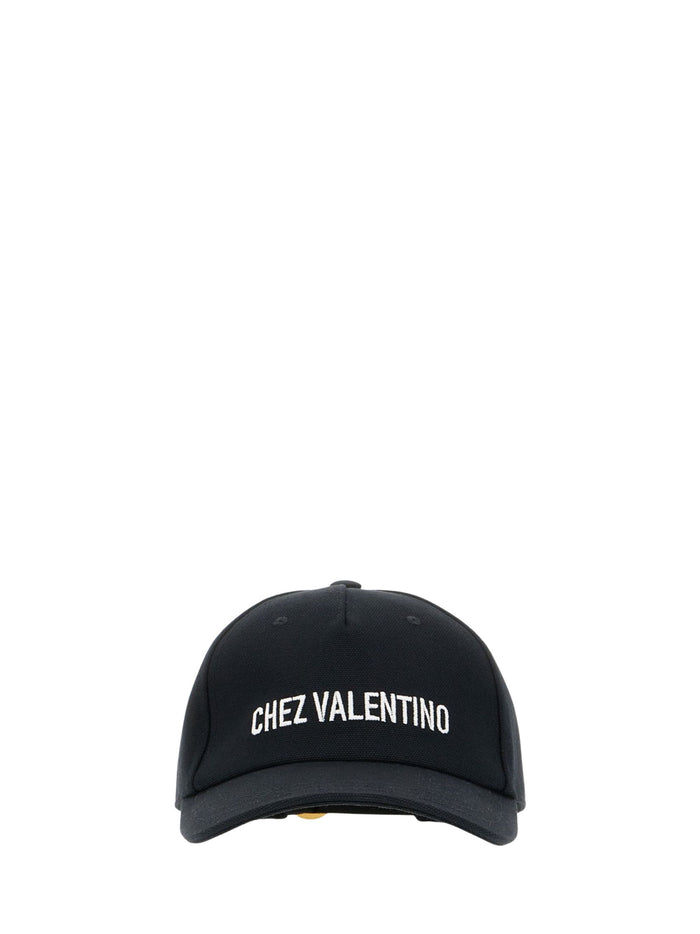 Valentino Garavani Hats Black Cotton