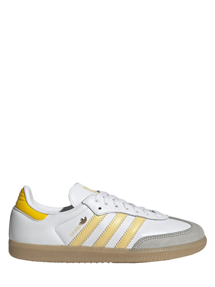 Adidas Sneakers White Leather Synthetics