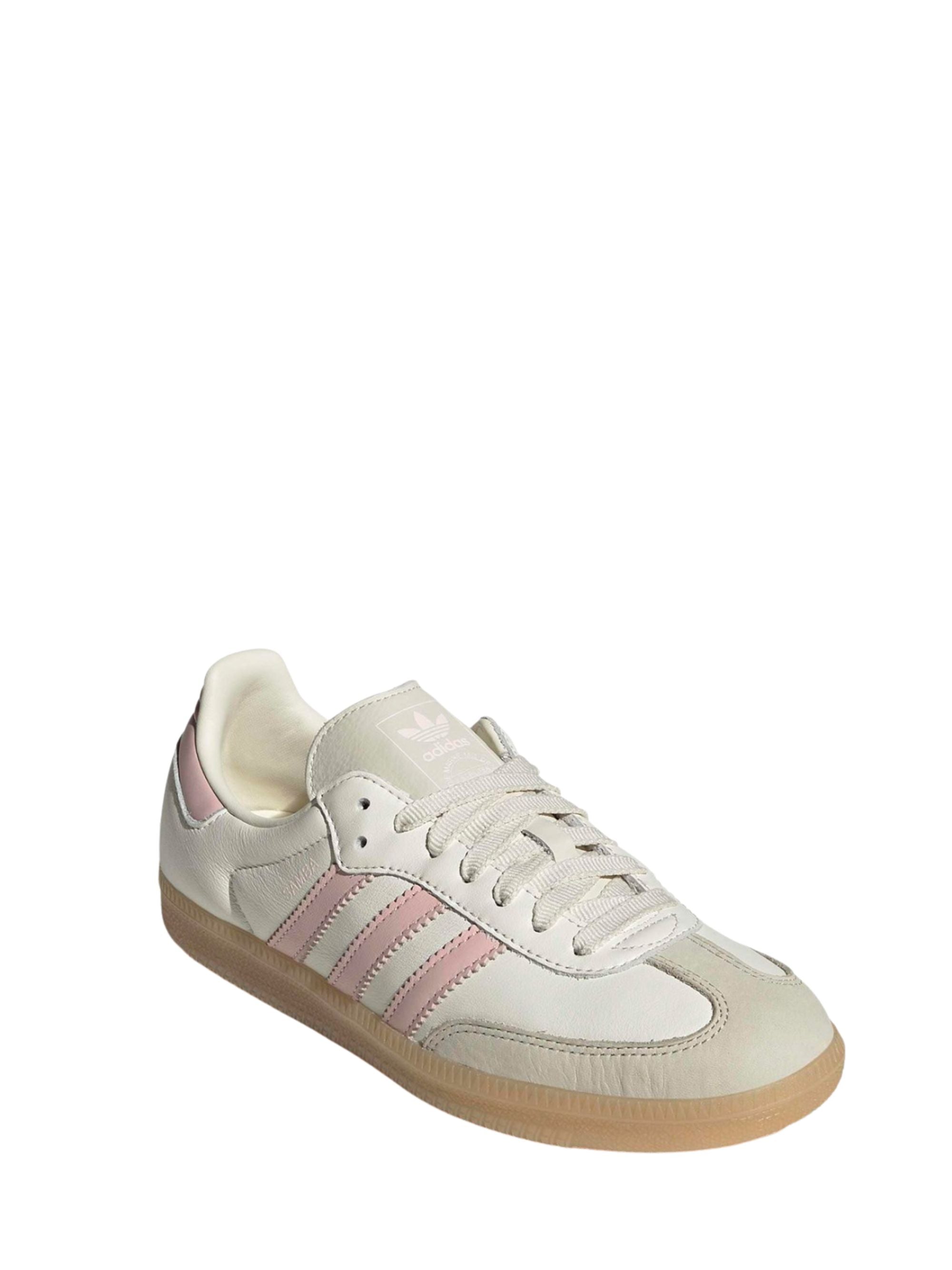 Adidas Sneakers Bianco Leather Synthetics