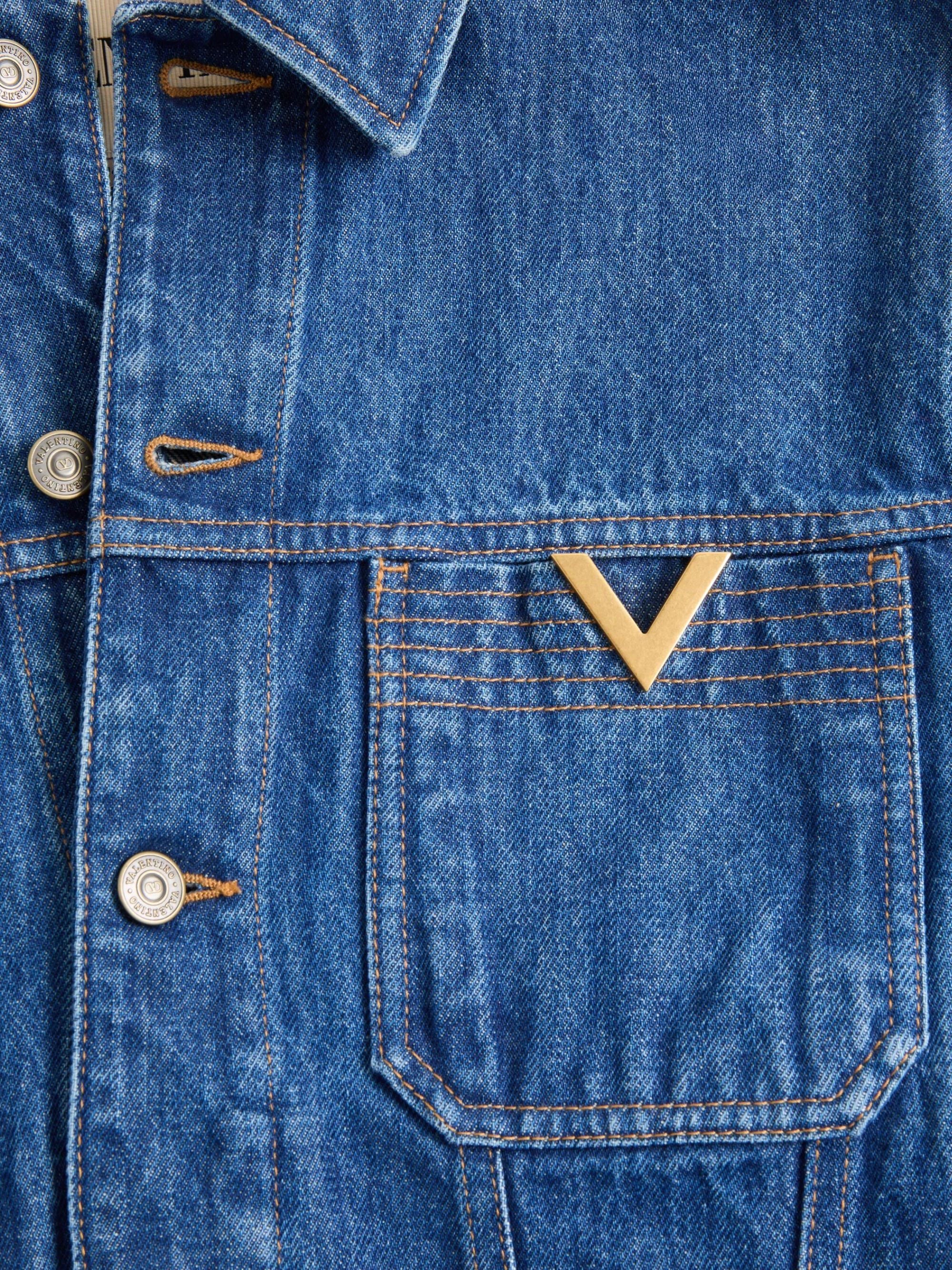 Valentino Coats Denim Cotton