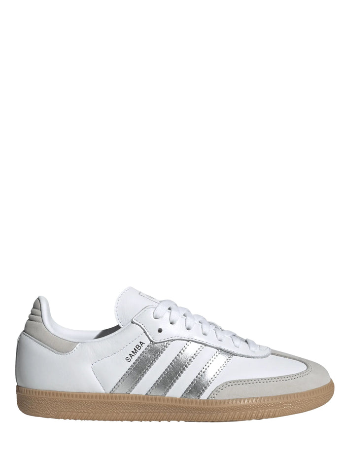 Adidas Sneakers White Leather Synthetics