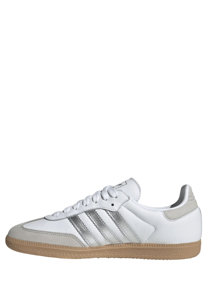 Adidas Sneakers White Leather Synthetics
