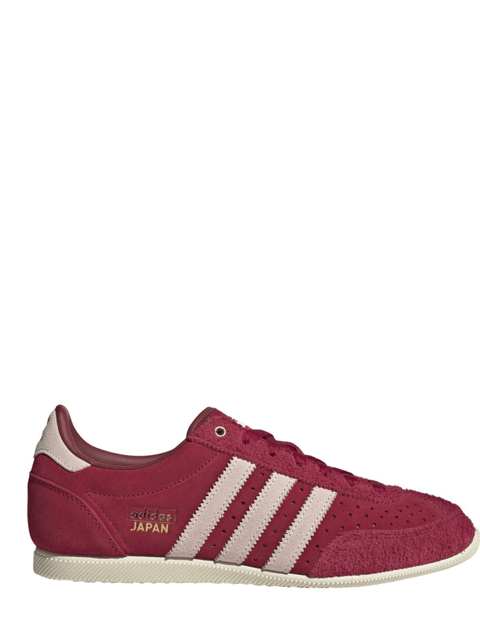 Adidas Sneakers Red Leather Textile