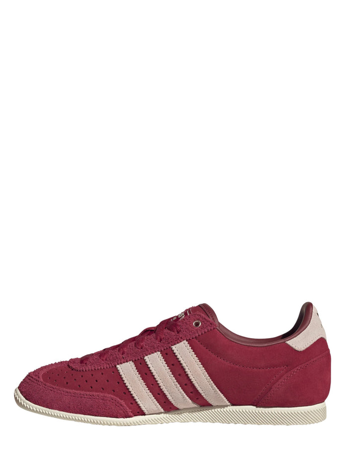 Adidas Sneakers Red Leather Textile