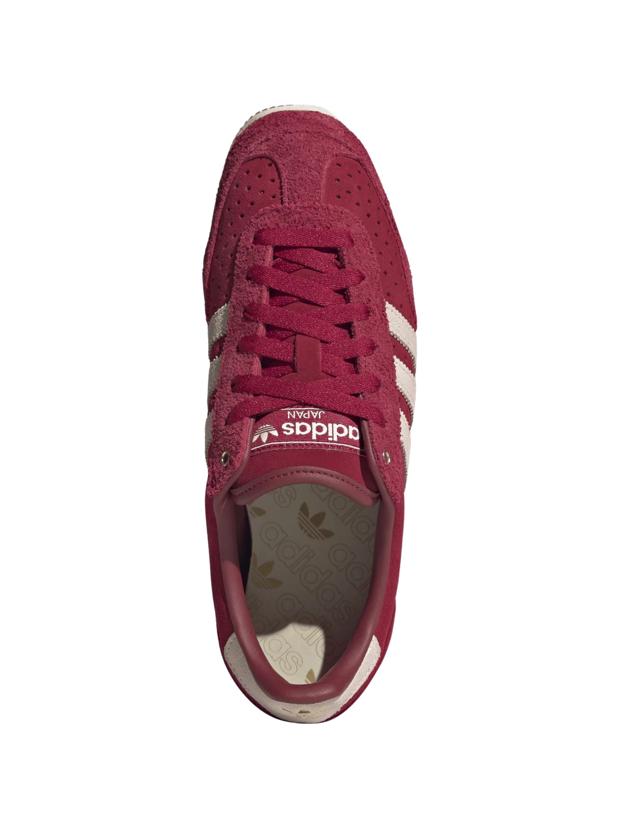 Adidas Sneakers Red Leather Textile