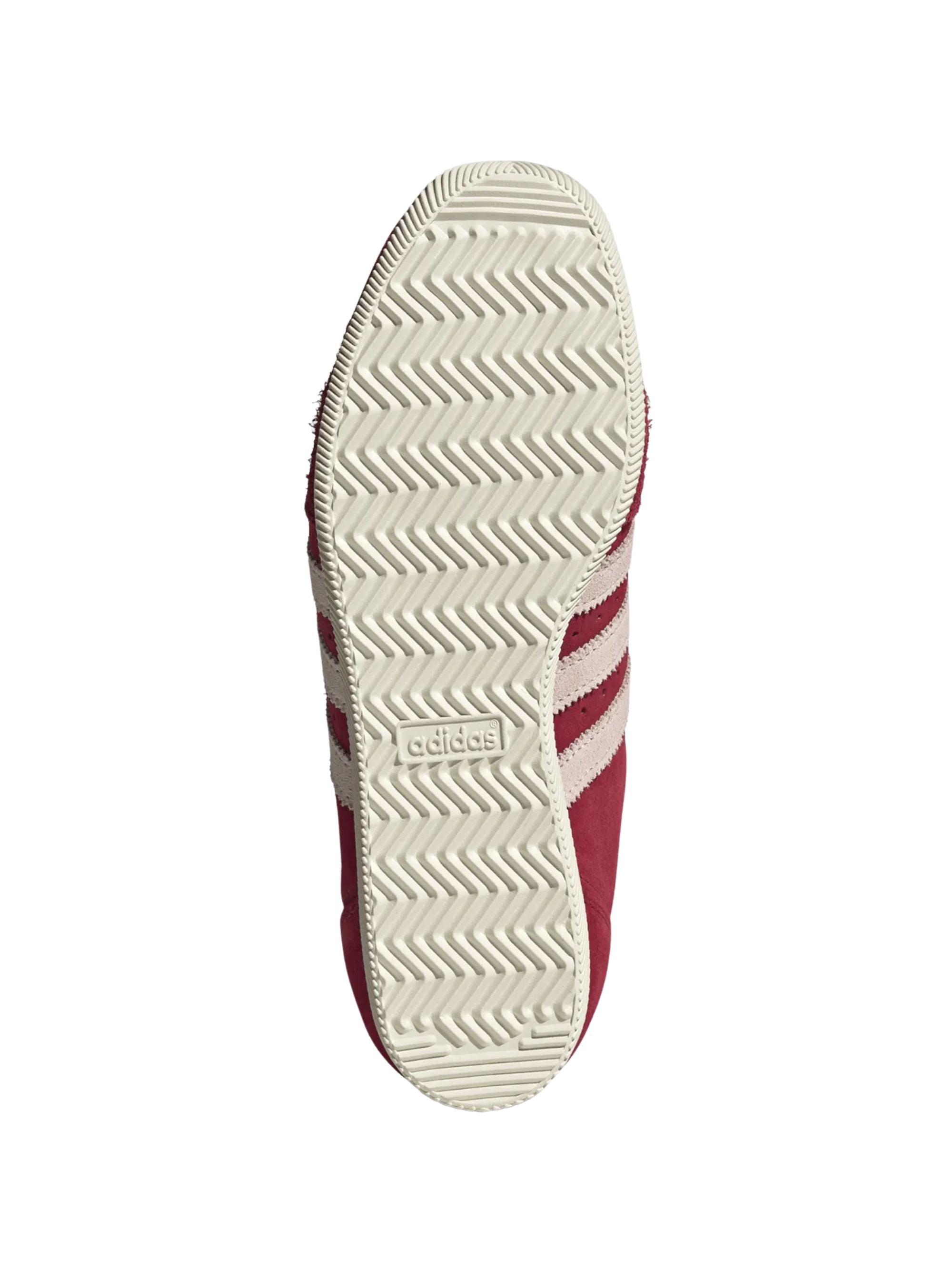 Adidas Sneakers Red Leather Textile