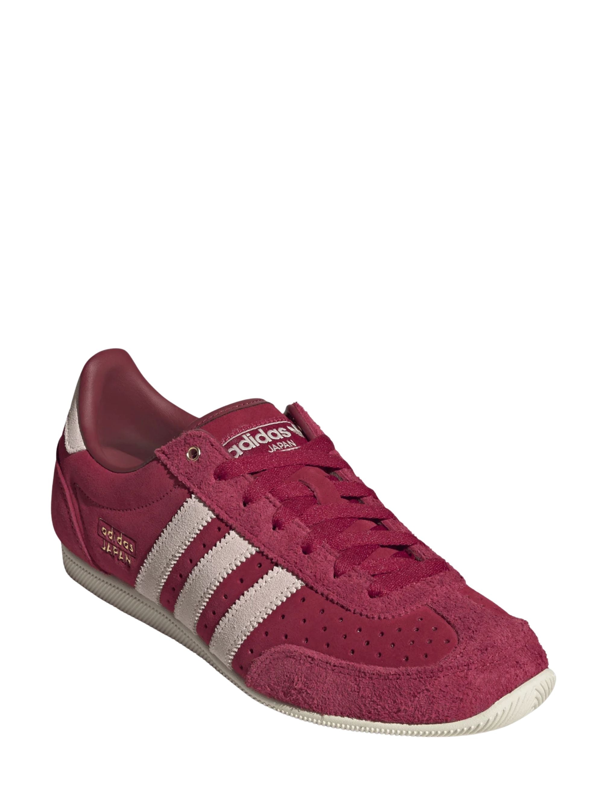 Adidas Sneakers Red Leather Textile
