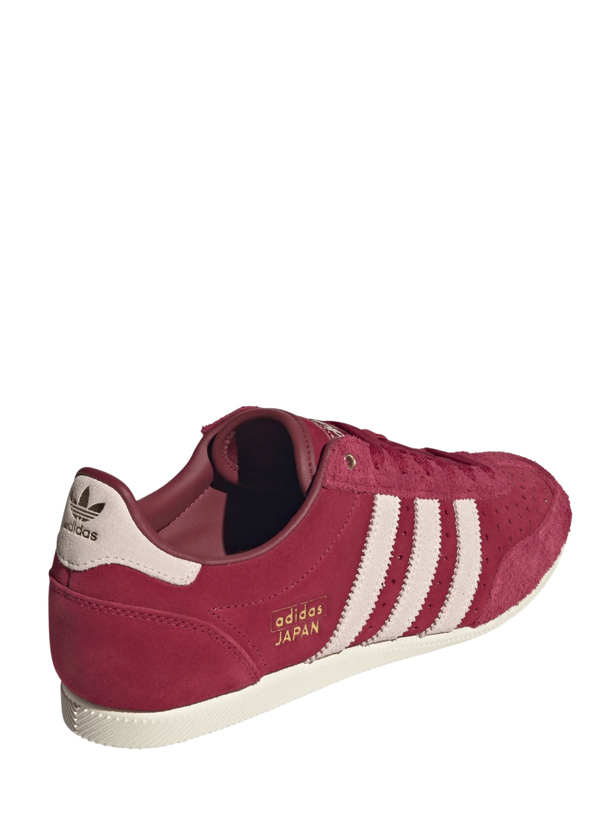 Adidas Sneakers Red Leather Textile