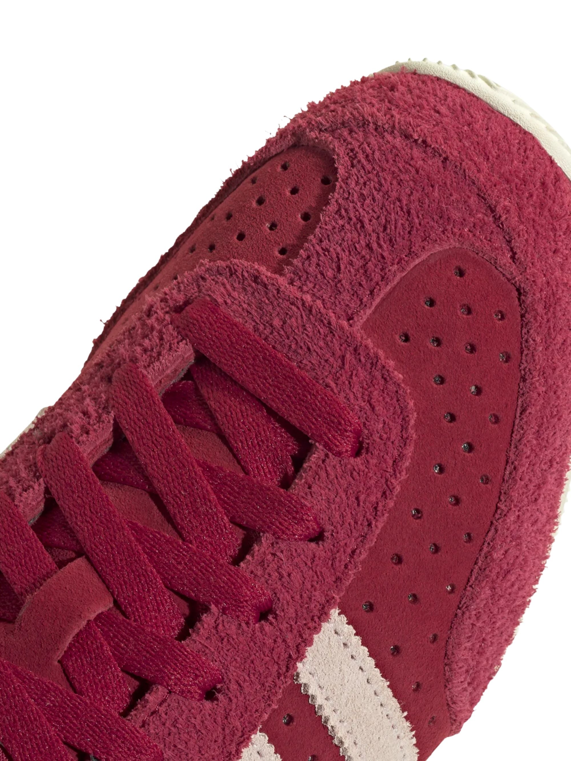 Adidas Sneakers Red Leather Textile