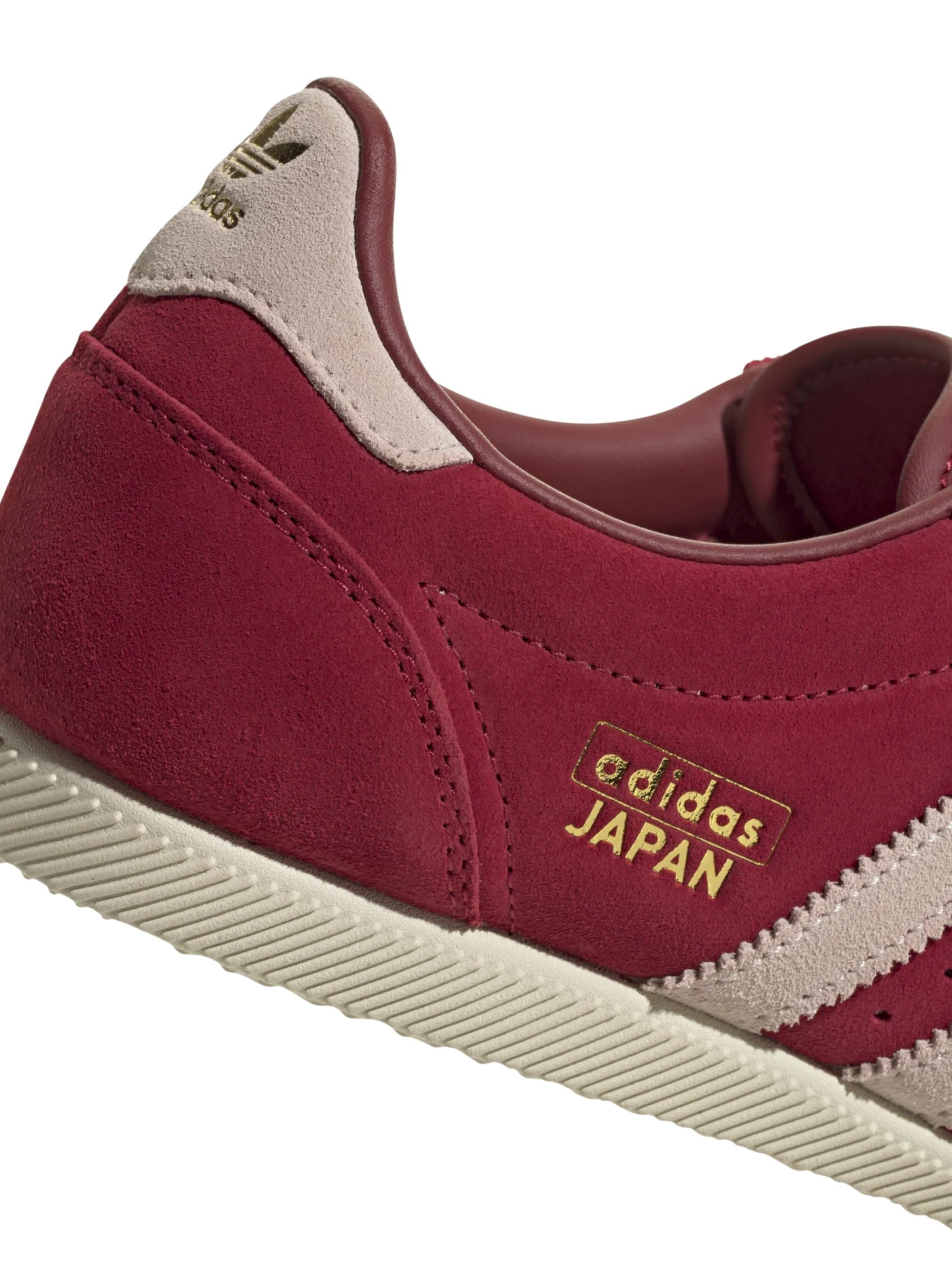 Adidas Sneakers Red Leather Textile