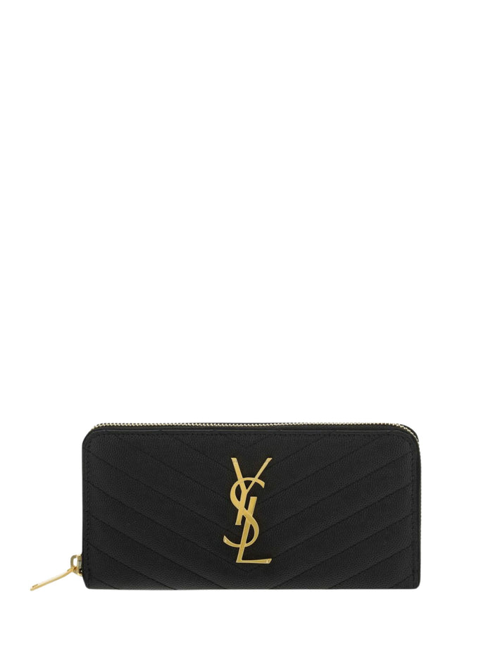 Saint Laurent Wallets Nero Calf Leather