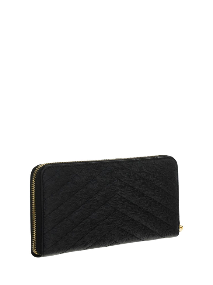 Saint Laurent Wallets Nero Calf Leather
