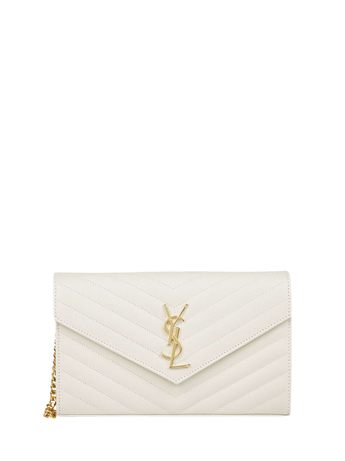Saint Laurent Bags Beige Calf Leather