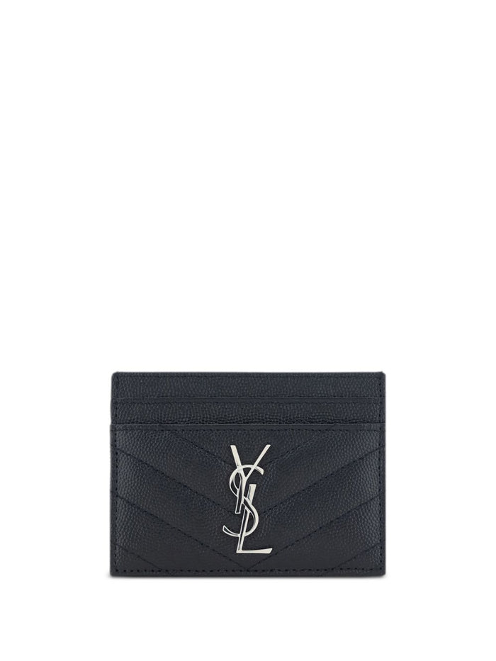 Saint Laurent Wallets Black Calf Leather