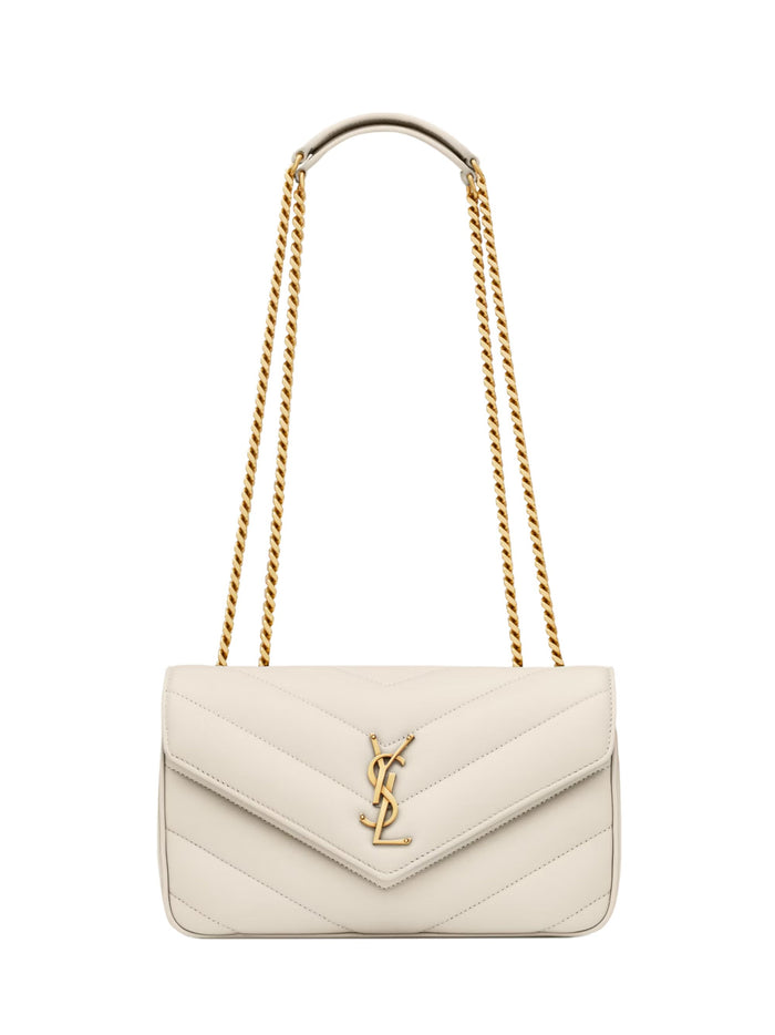 Saint Laurent Bags Beige Lamb Leather