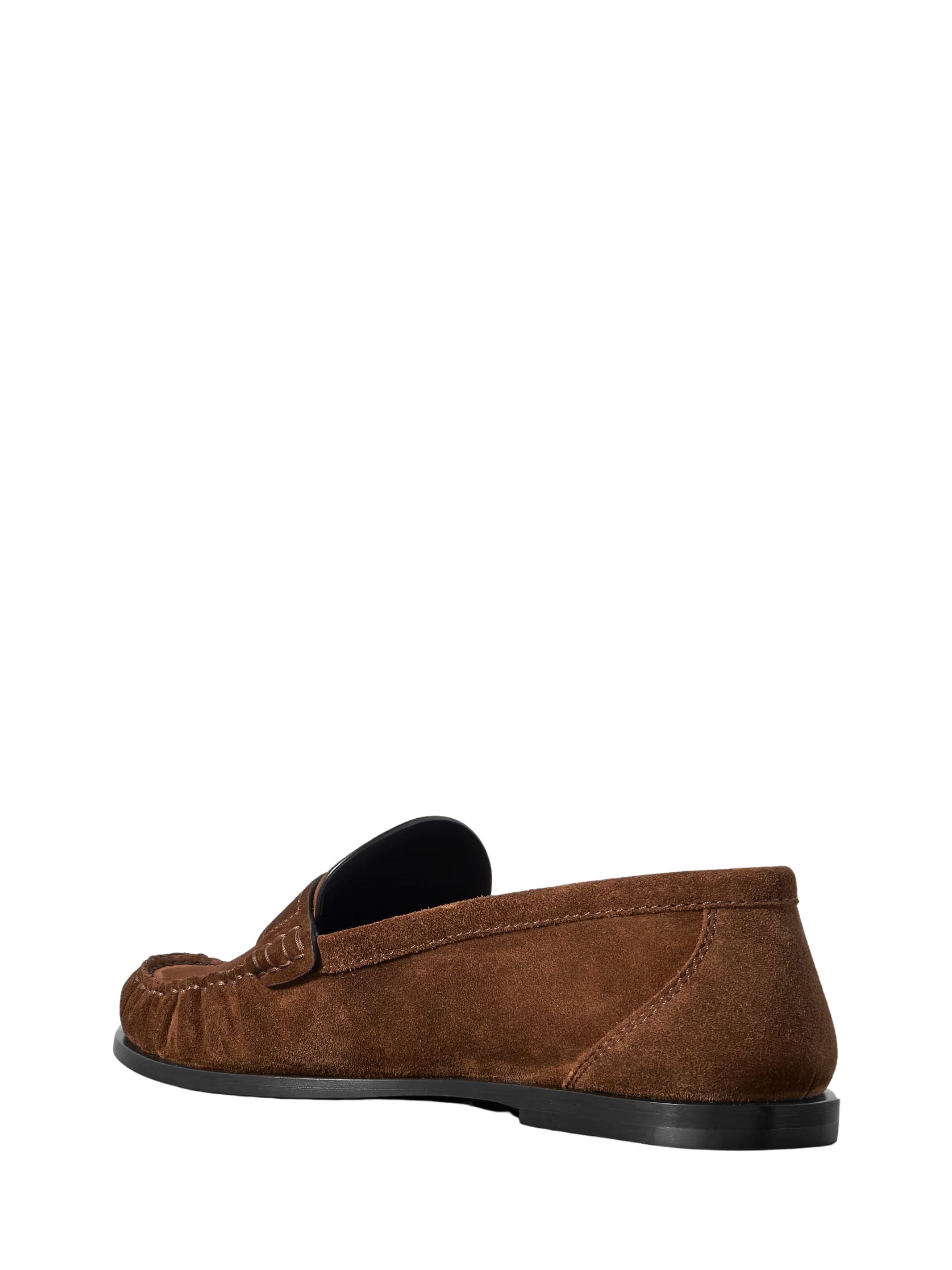 Saint Laurent Flat shoes Brown Calf Leather