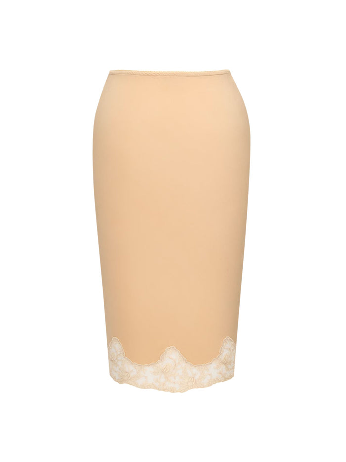Saint Laurent Skirts Beige Silk