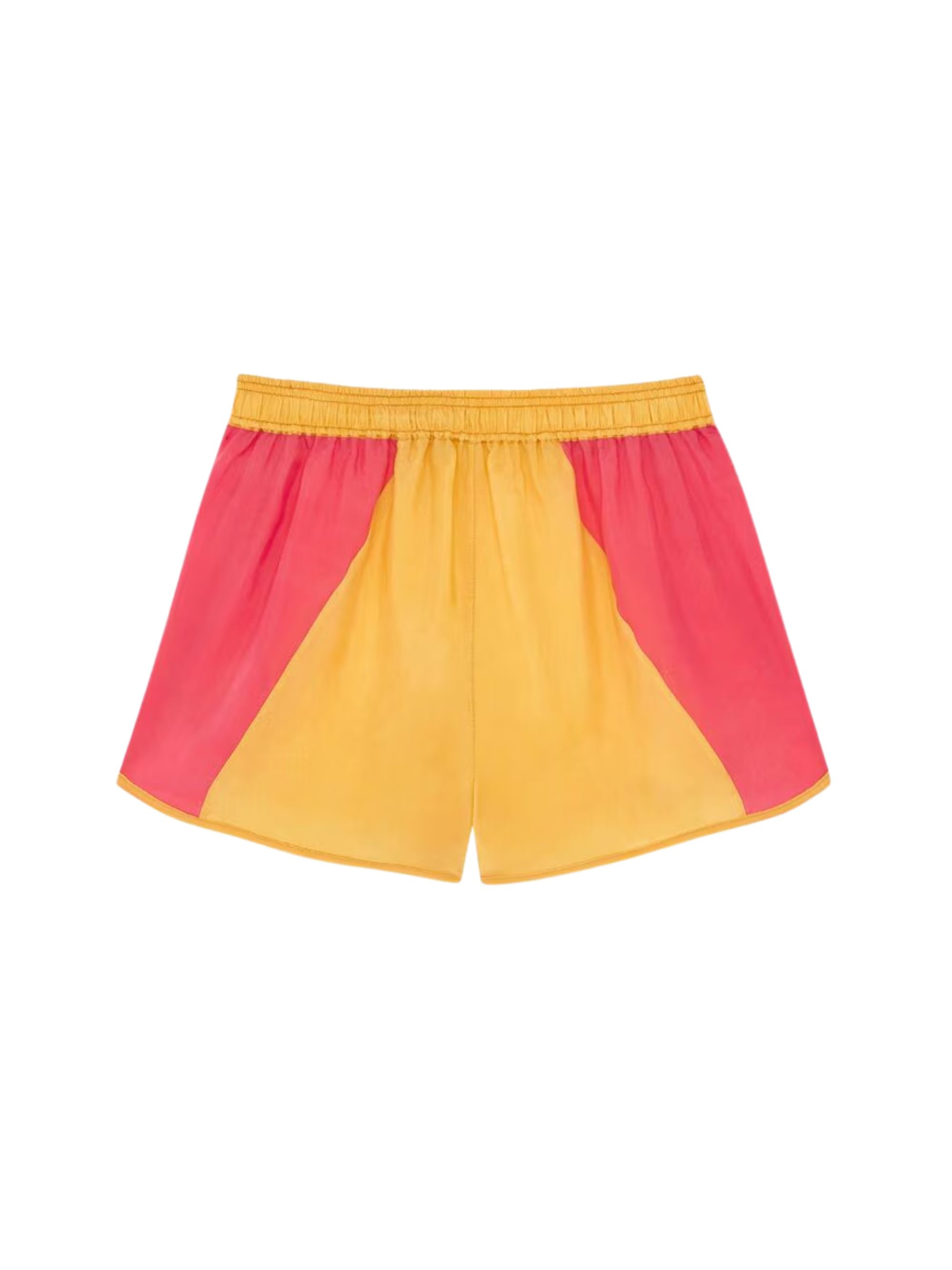 Saint Laurent Shorts Yellow Cupro