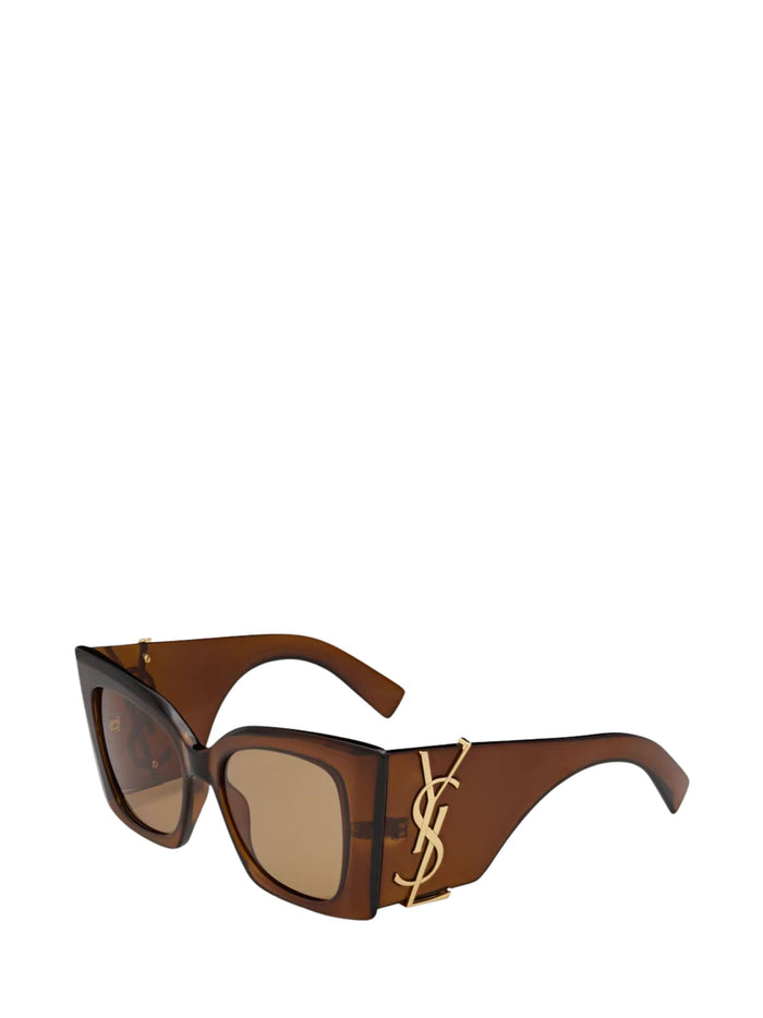 Saint Laurent Sunglasses Brown Acetate