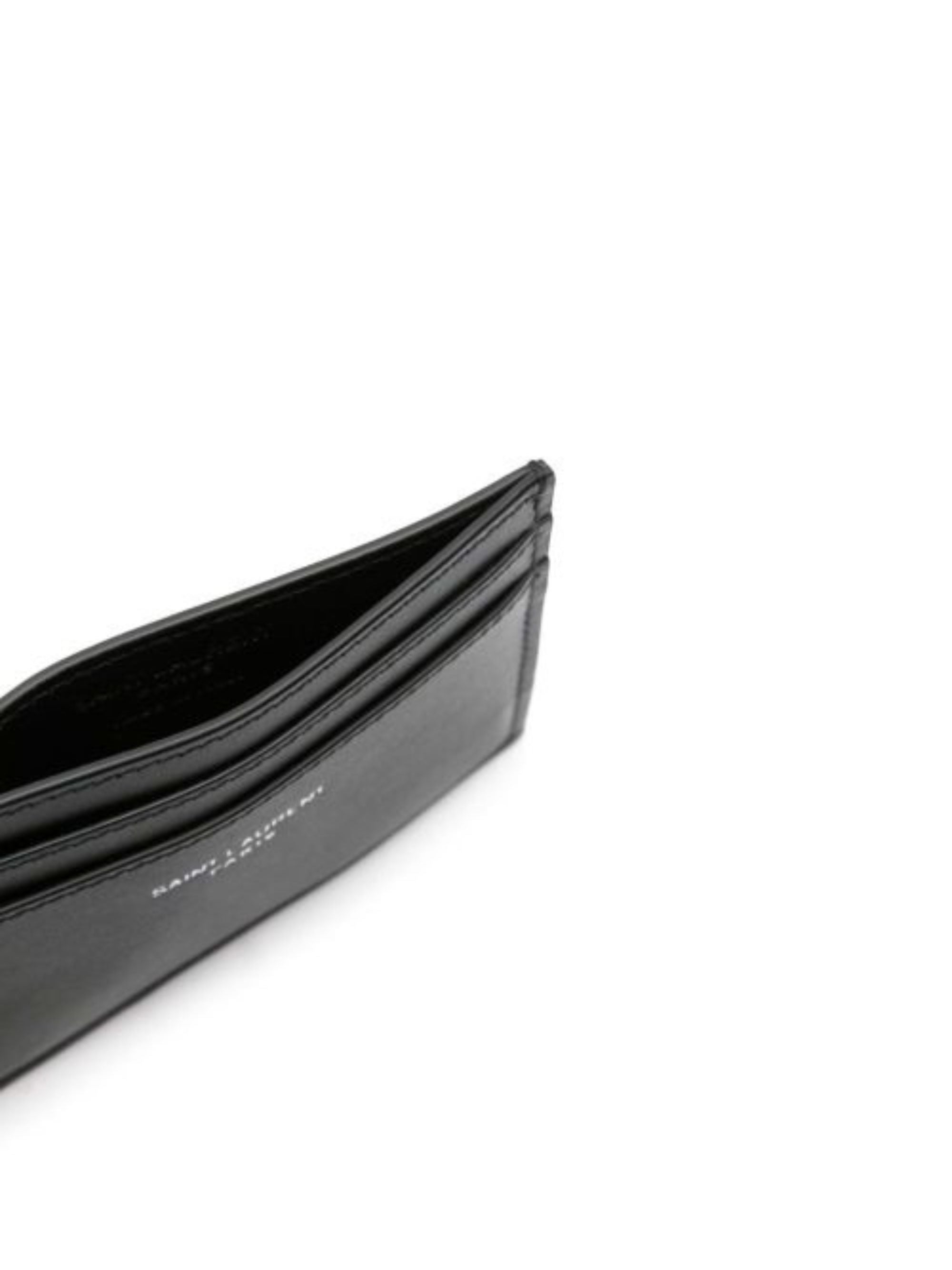 Saint Laurent Wallets Black Calf Leather