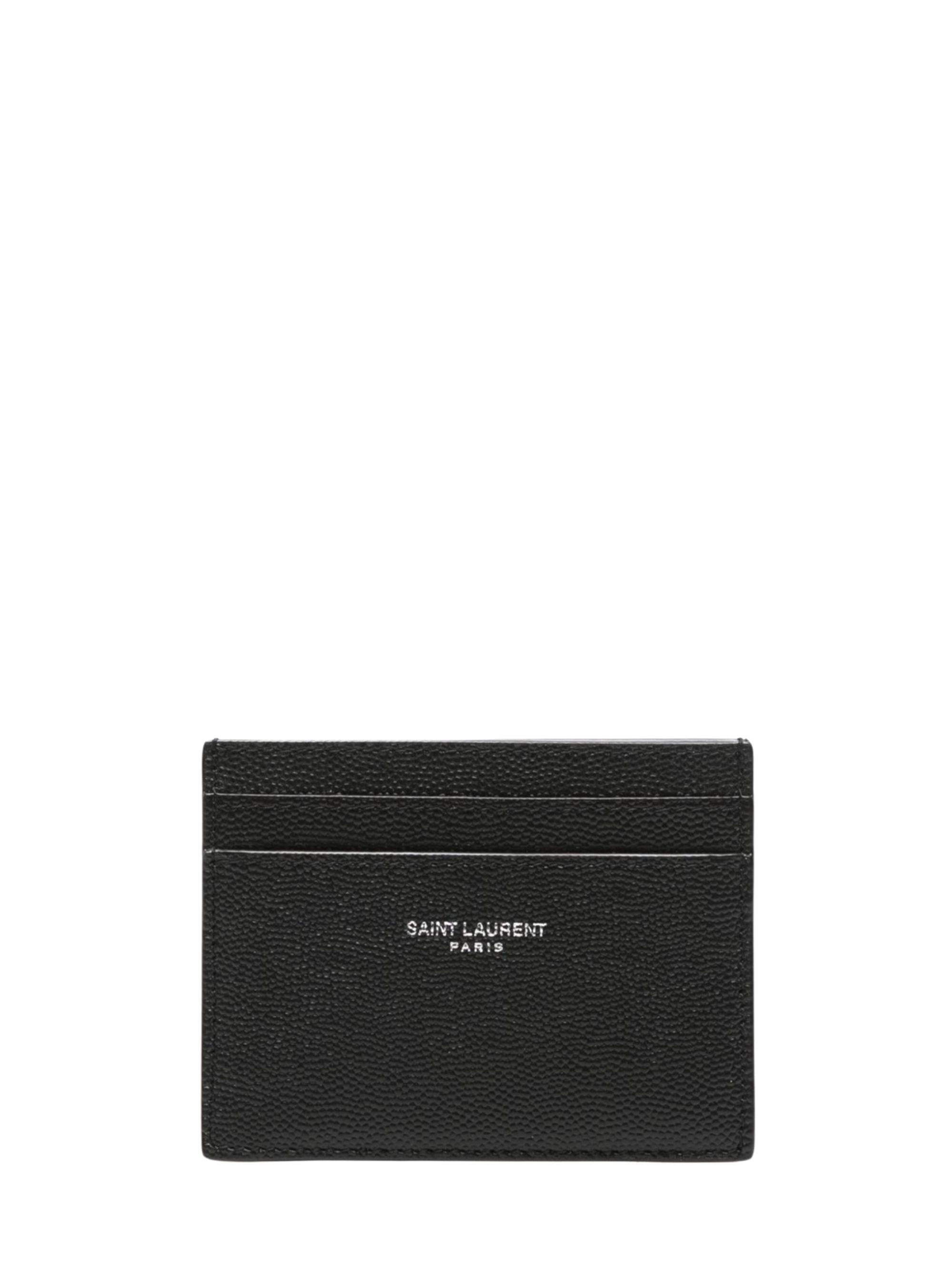 Saint Laurent Wallets Black Calf Leather