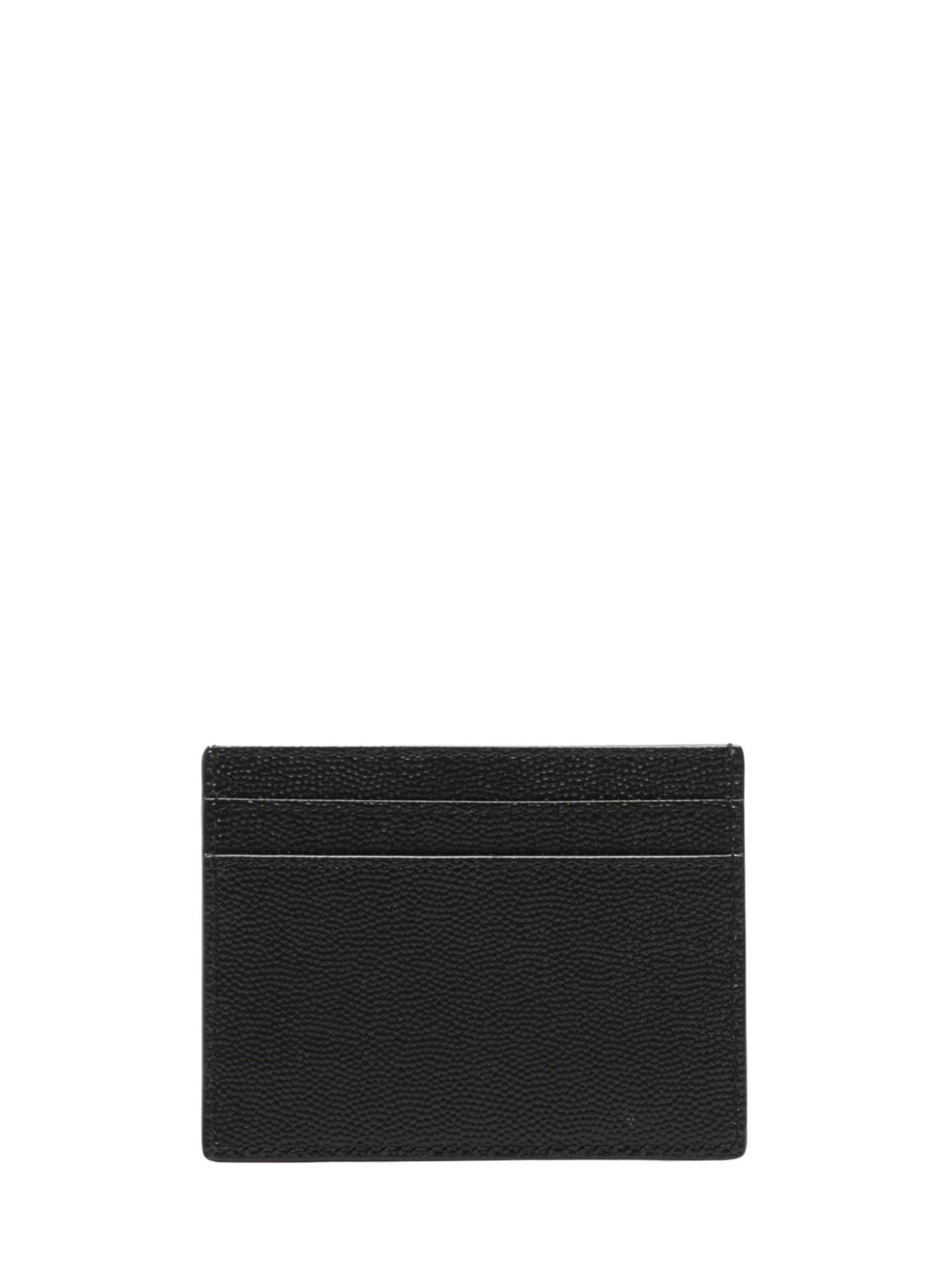 Saint Laurent Wallets Black Calf Leather