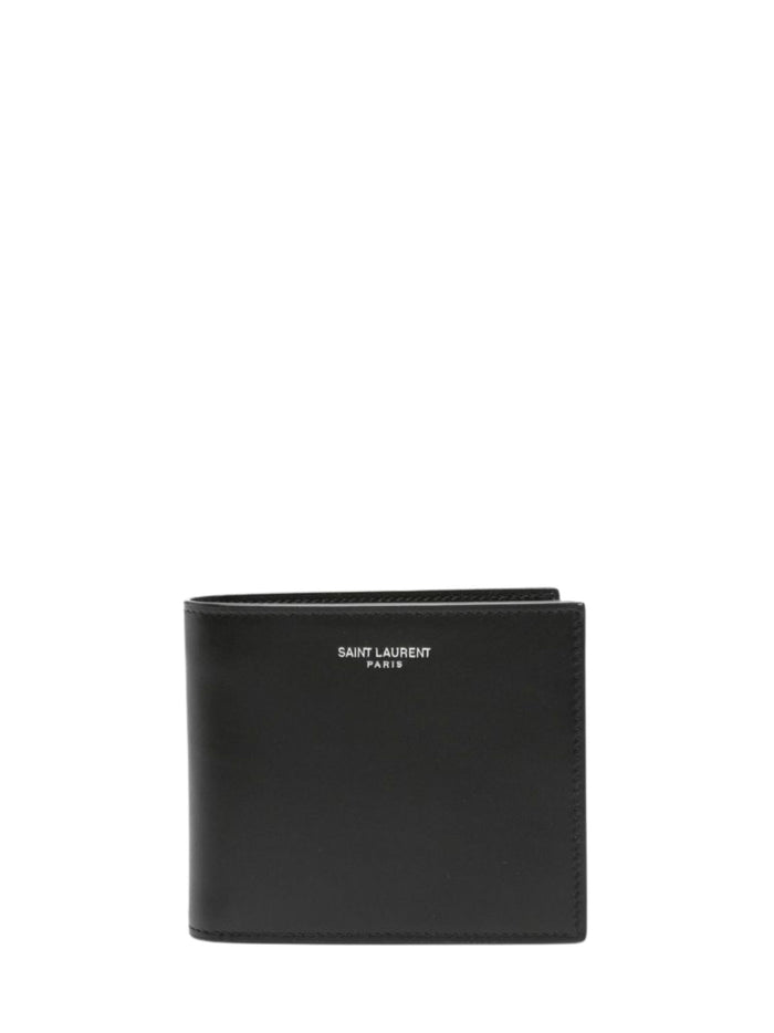 Saint Laurent Wallets Black Calf Leather