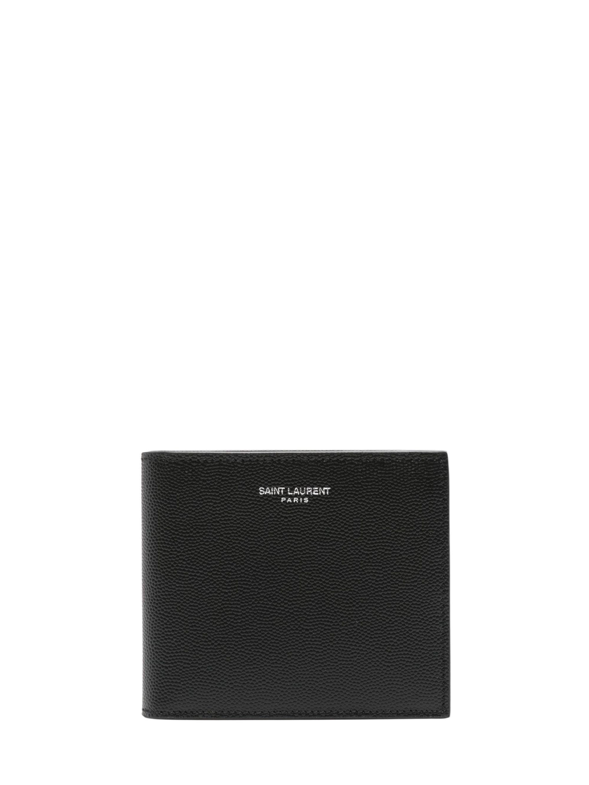 Saint Laurent Wallets Black Calf Leather