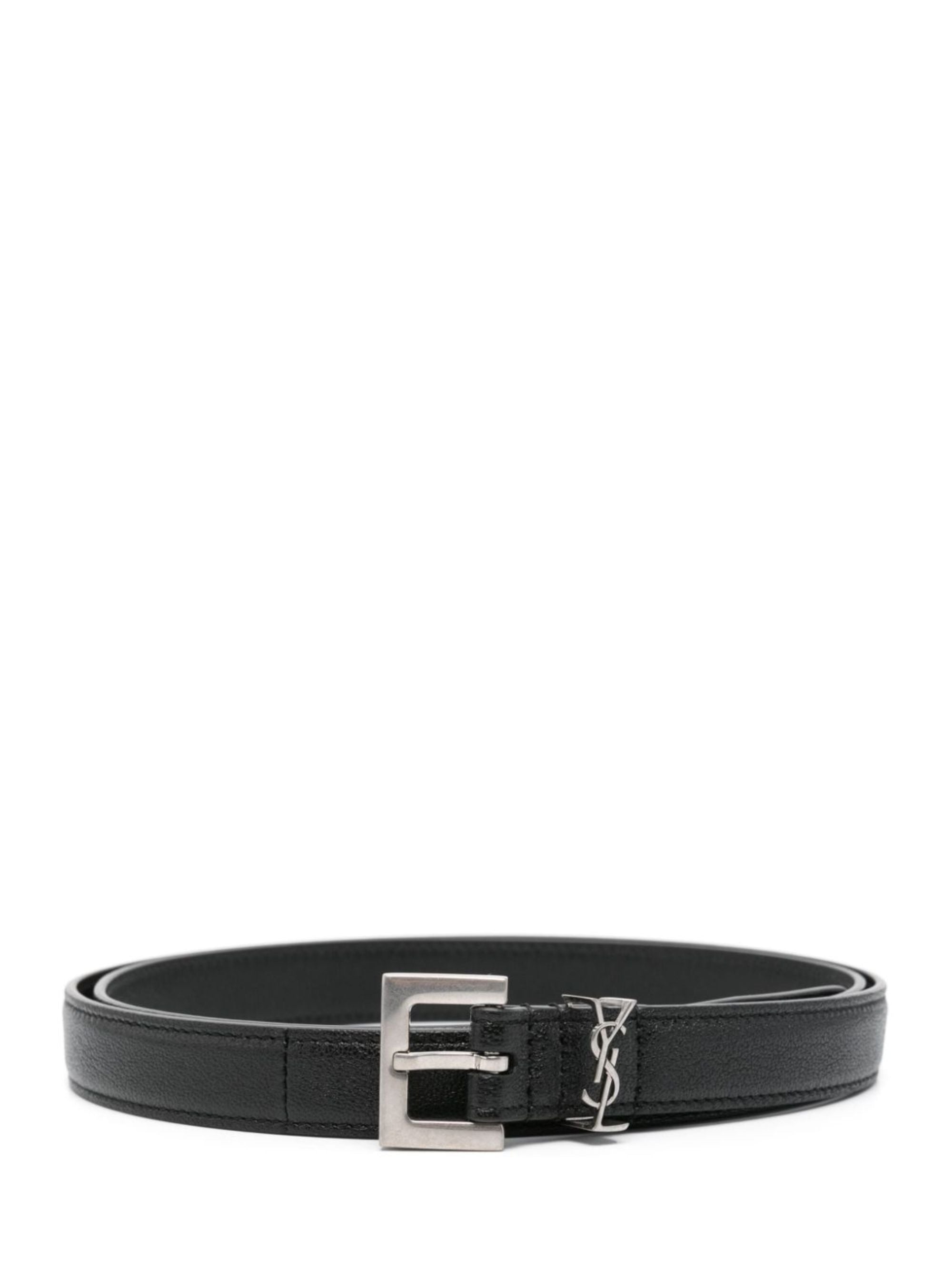 Saint Laurent Belts Black Lamb Skin