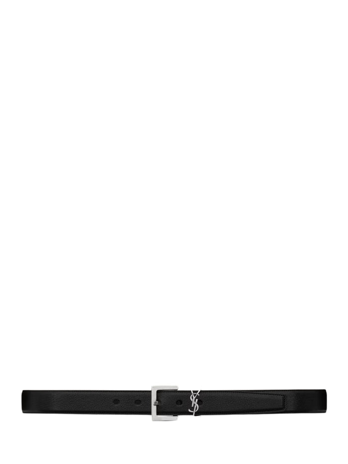 Saint Laurent Belts Black Lamb Skin