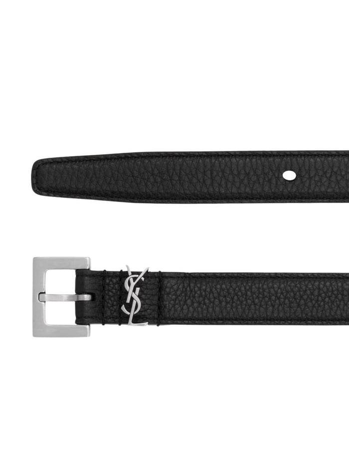 Saint Laurent Belts Black Lamb Skin