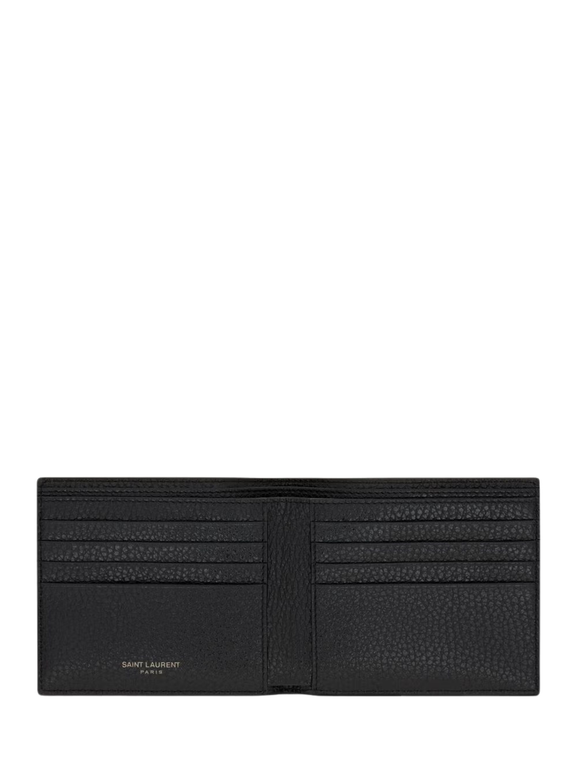 Saint Laurent Wallets Black Calf Leather