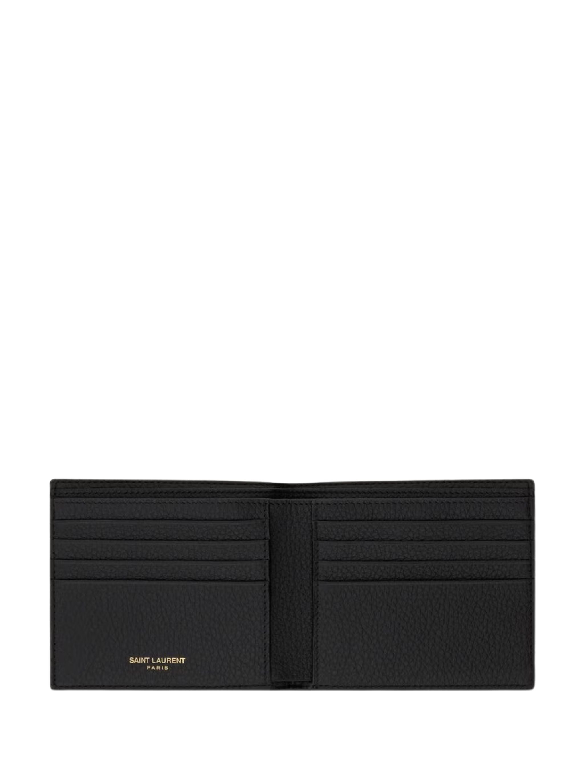 Saint Laurent Wallets Black Calf Leather
