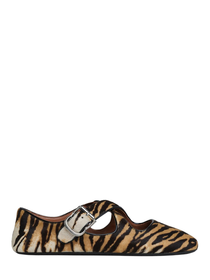 Alaia Flat Shoes Calf Leather