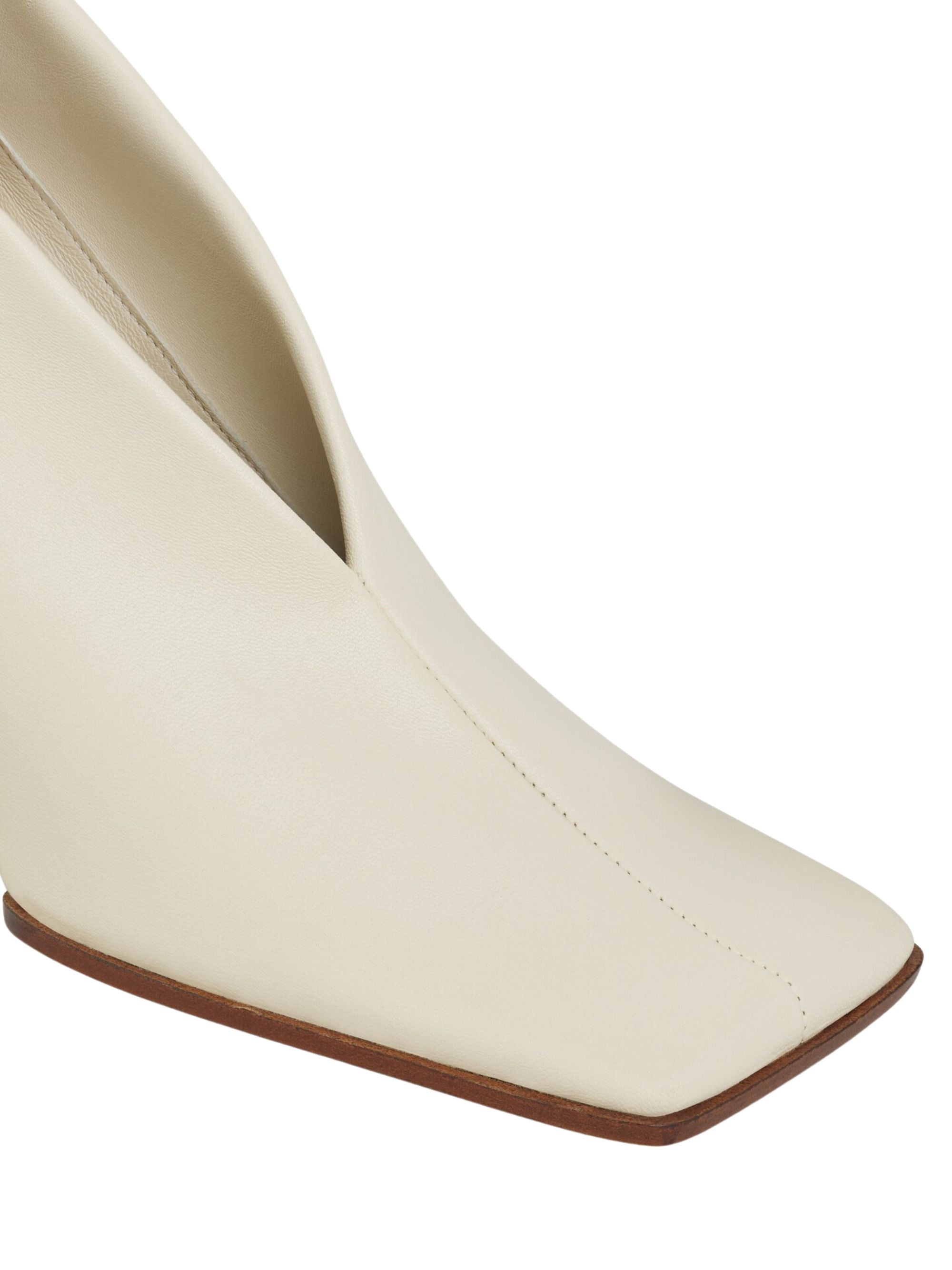 Alaia High Heel Shoes Beige Lambskin