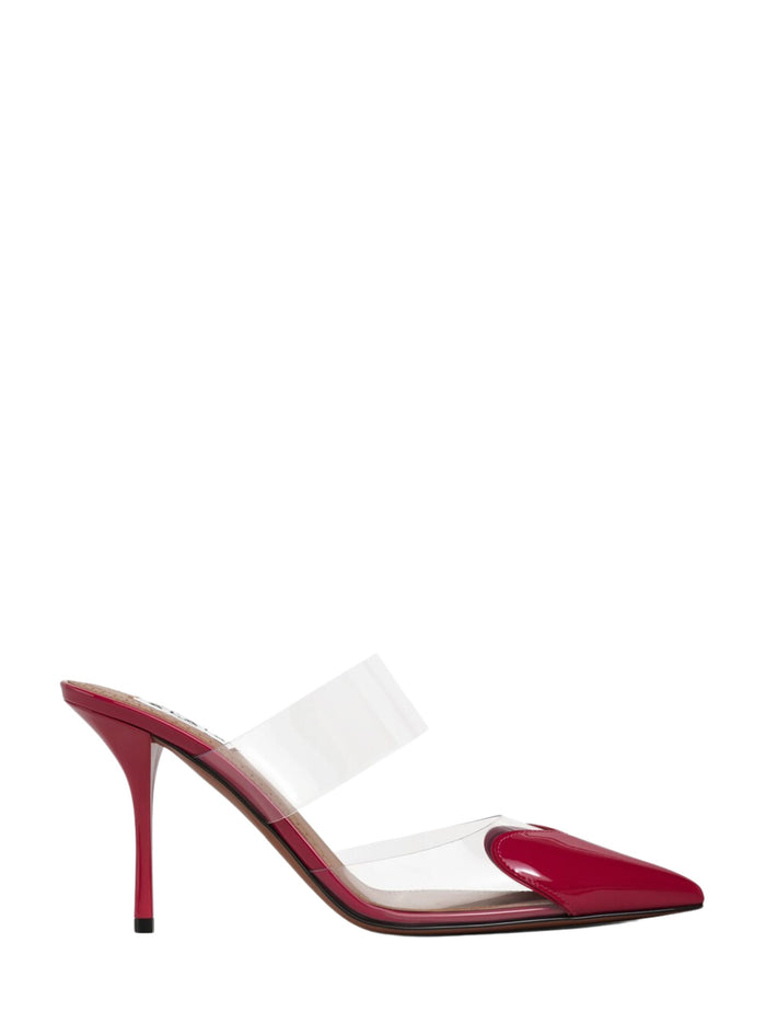 Alaia High Heel Shoes Red Lambskin