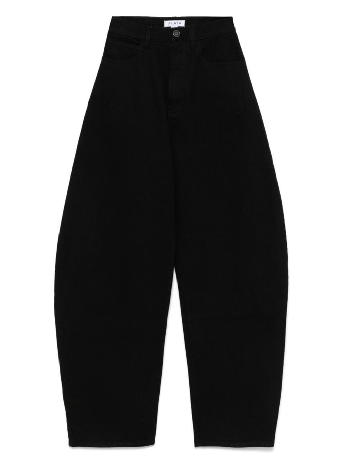 Alaia Jeans Black Cotton Polyurethane