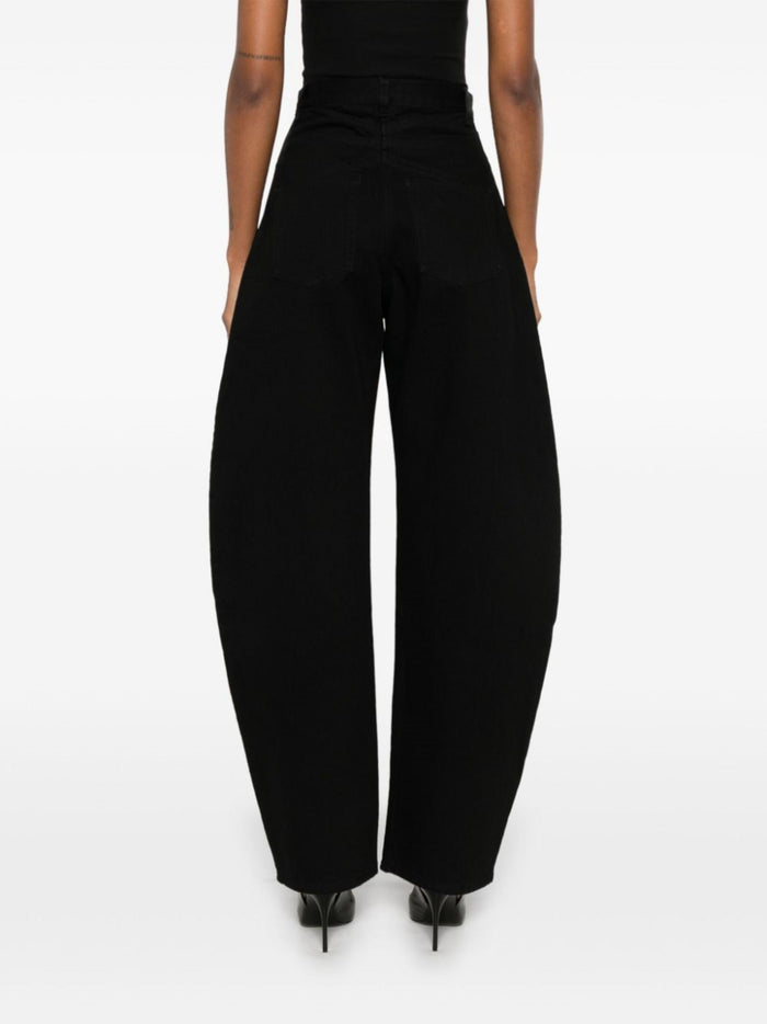 Alaia Jeans Black Cotton Polyurethane