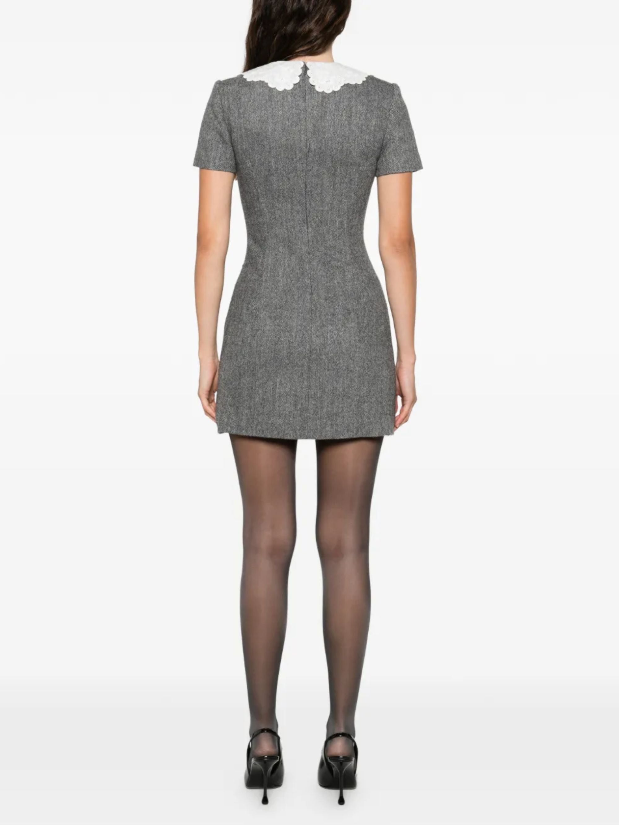 SELF PORTRAIT Dresses Grey Wool Pes