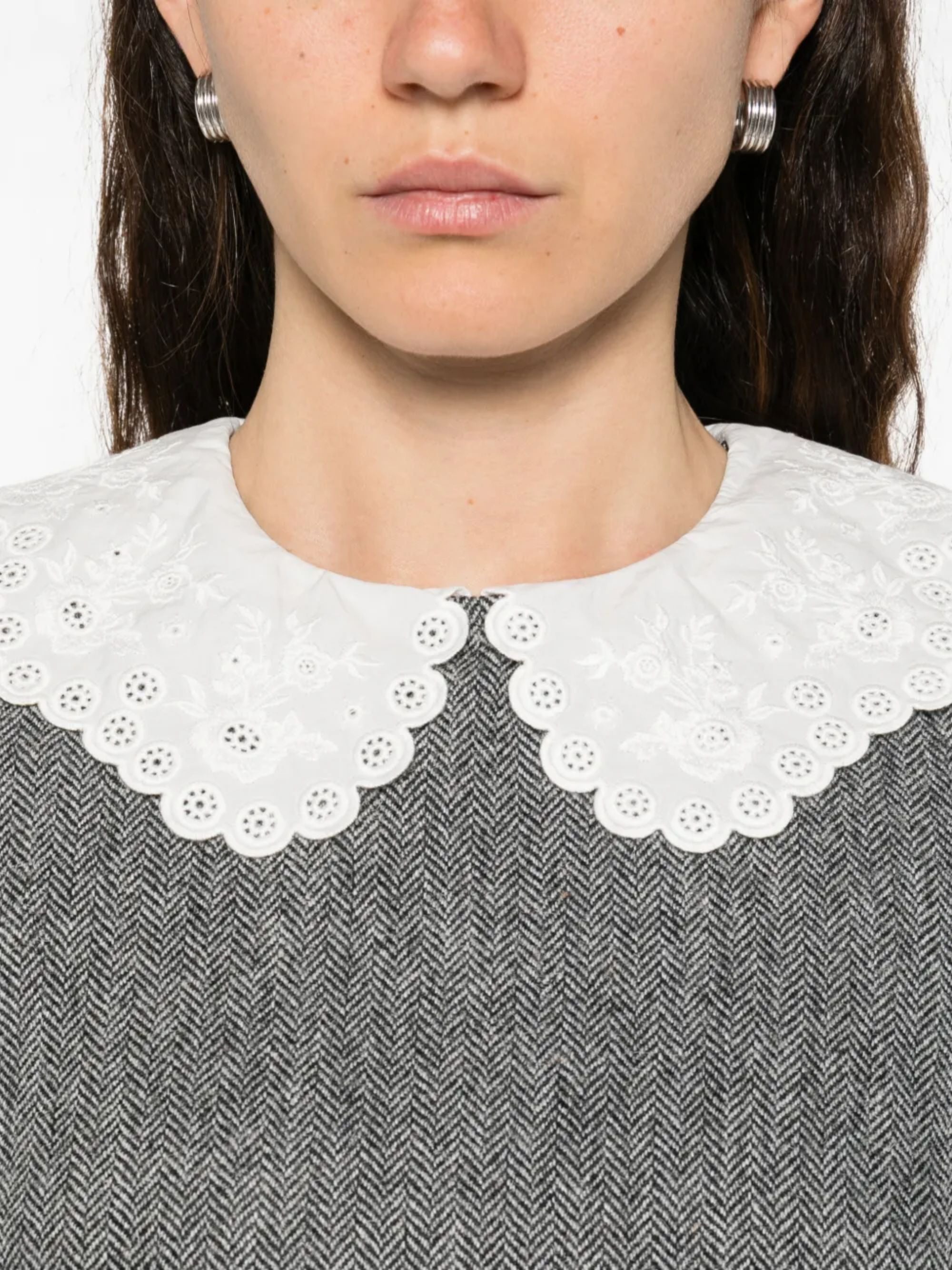 SELF PORTRAIT Dresses Grey Wool Pes