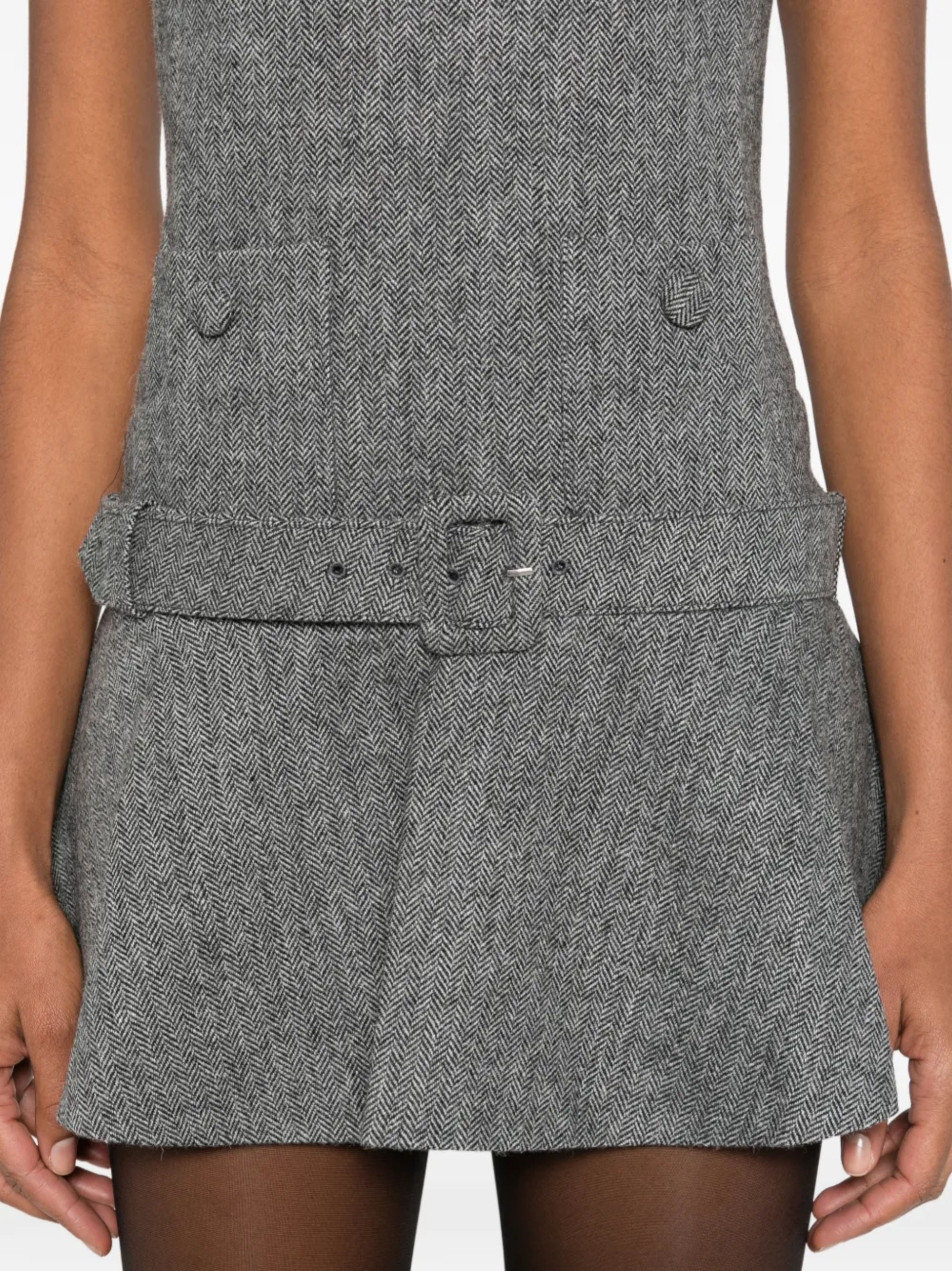 SELF PORTRAIT Dresses Grey Wool Pes