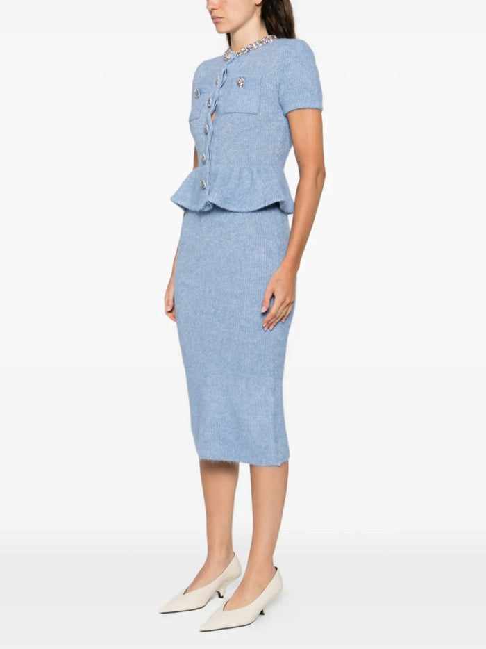 Self Portrait Dresses Clear Blue