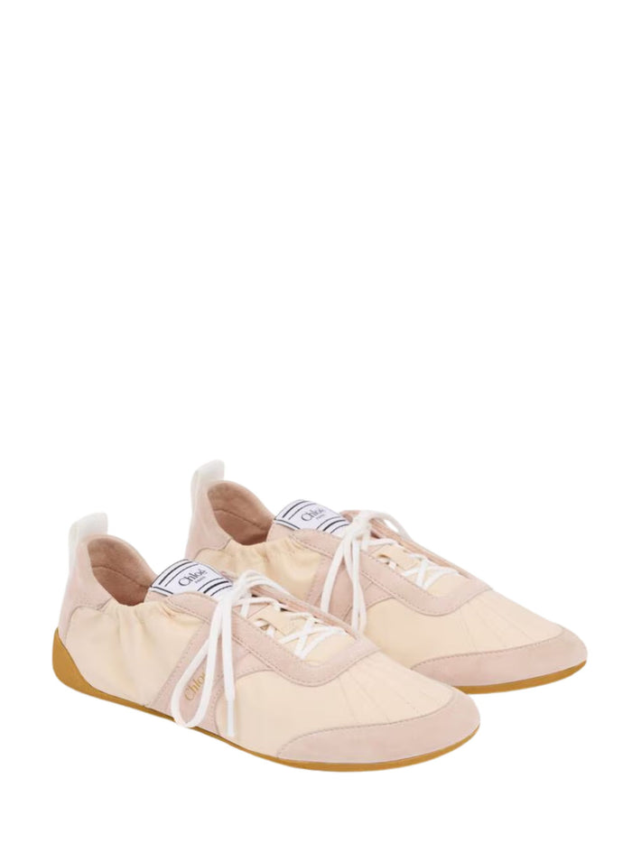 Chloè Sneakers Beige Nylon