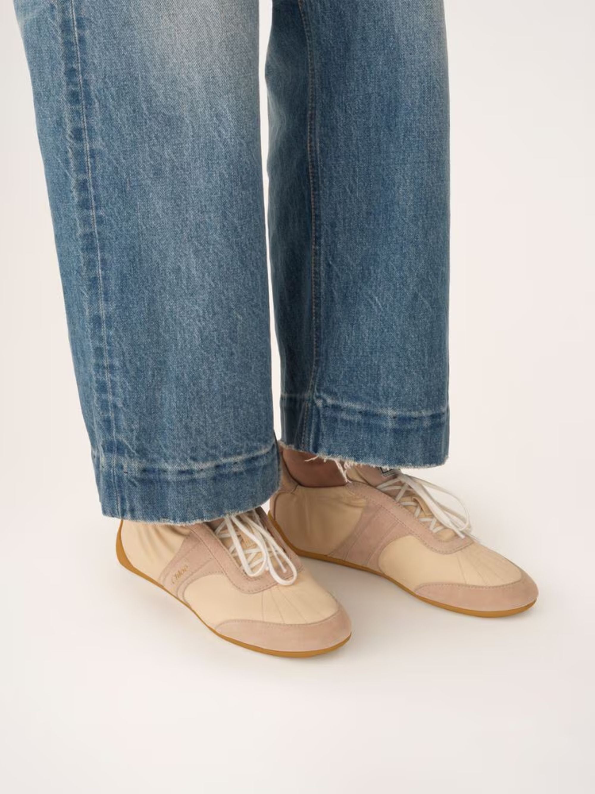 Chloè Sneakers Beige Nylon