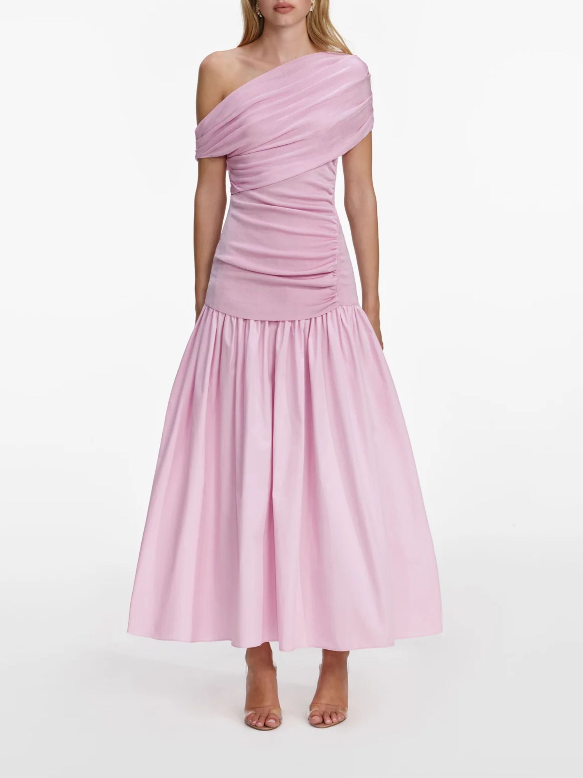 SELF PORTRAIT Dresses Pink Viscose Cotton Polyamide