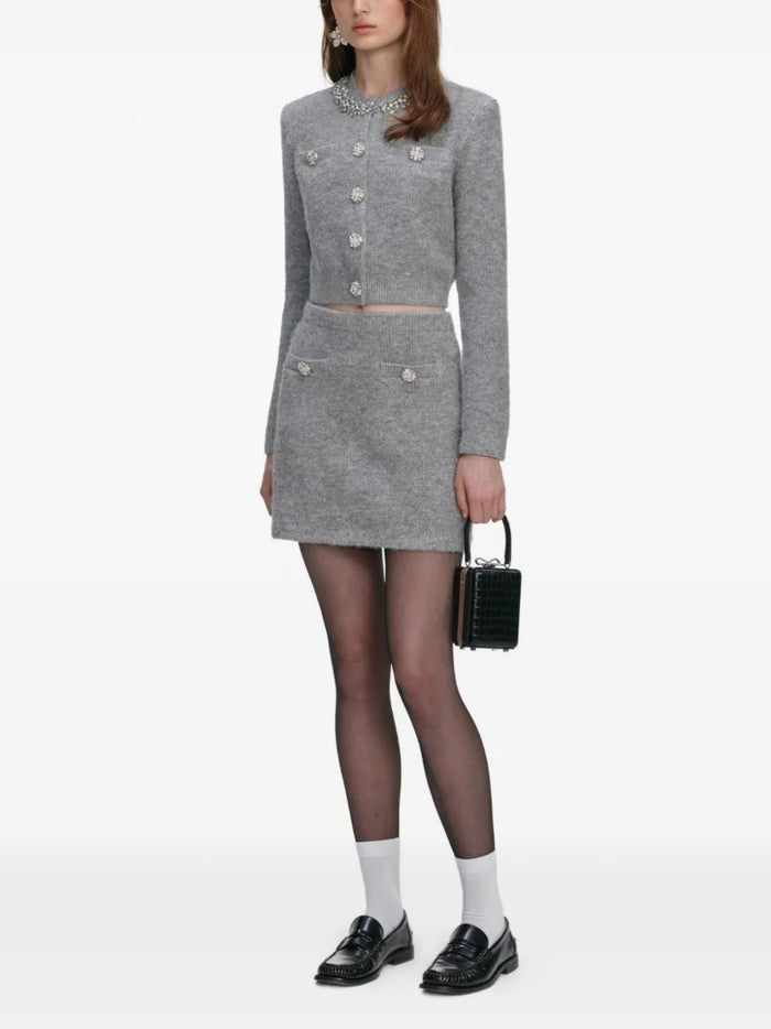 Self Portrait Sweaters Grey