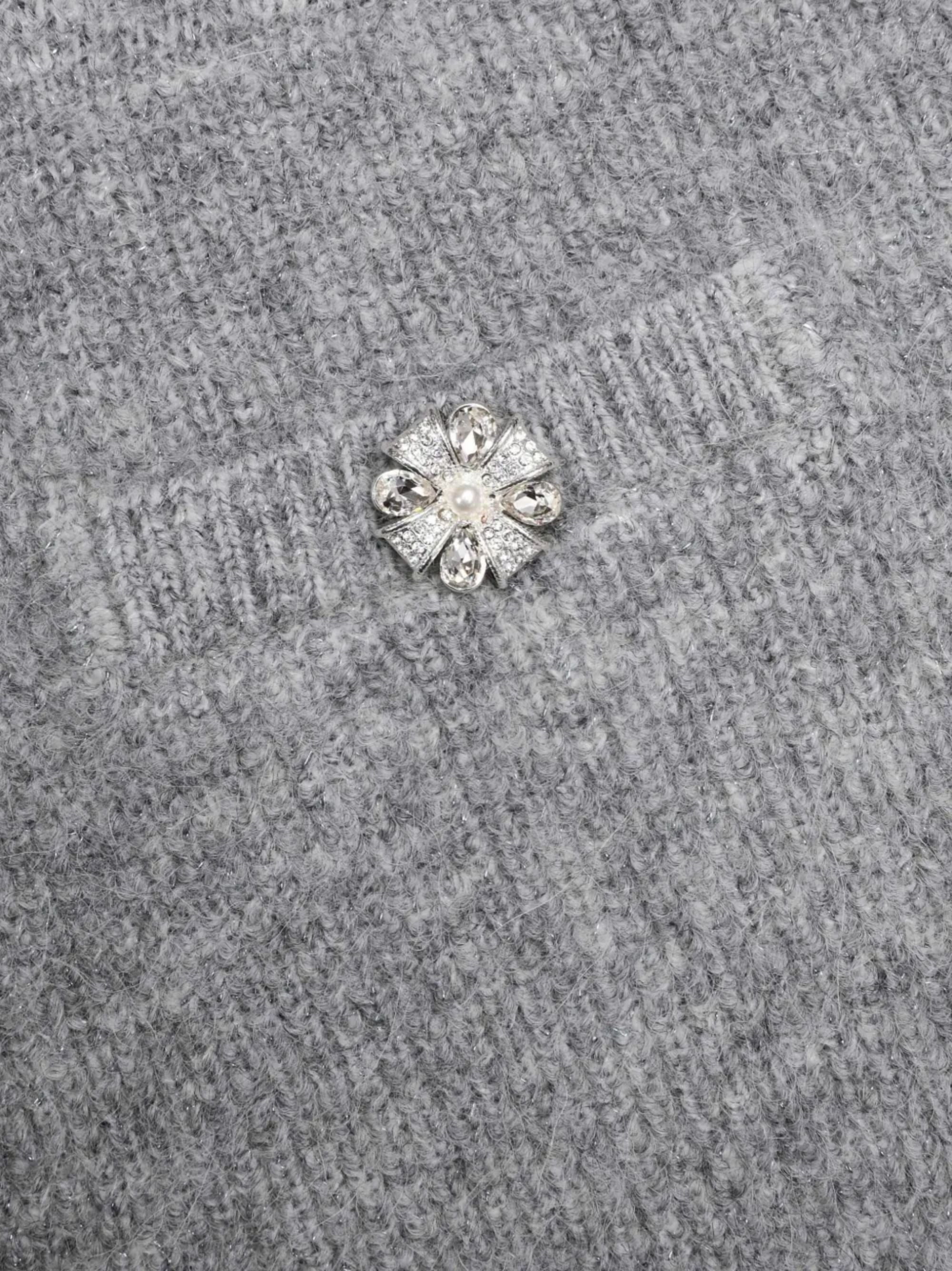 Self Portrait Sweaters Grey