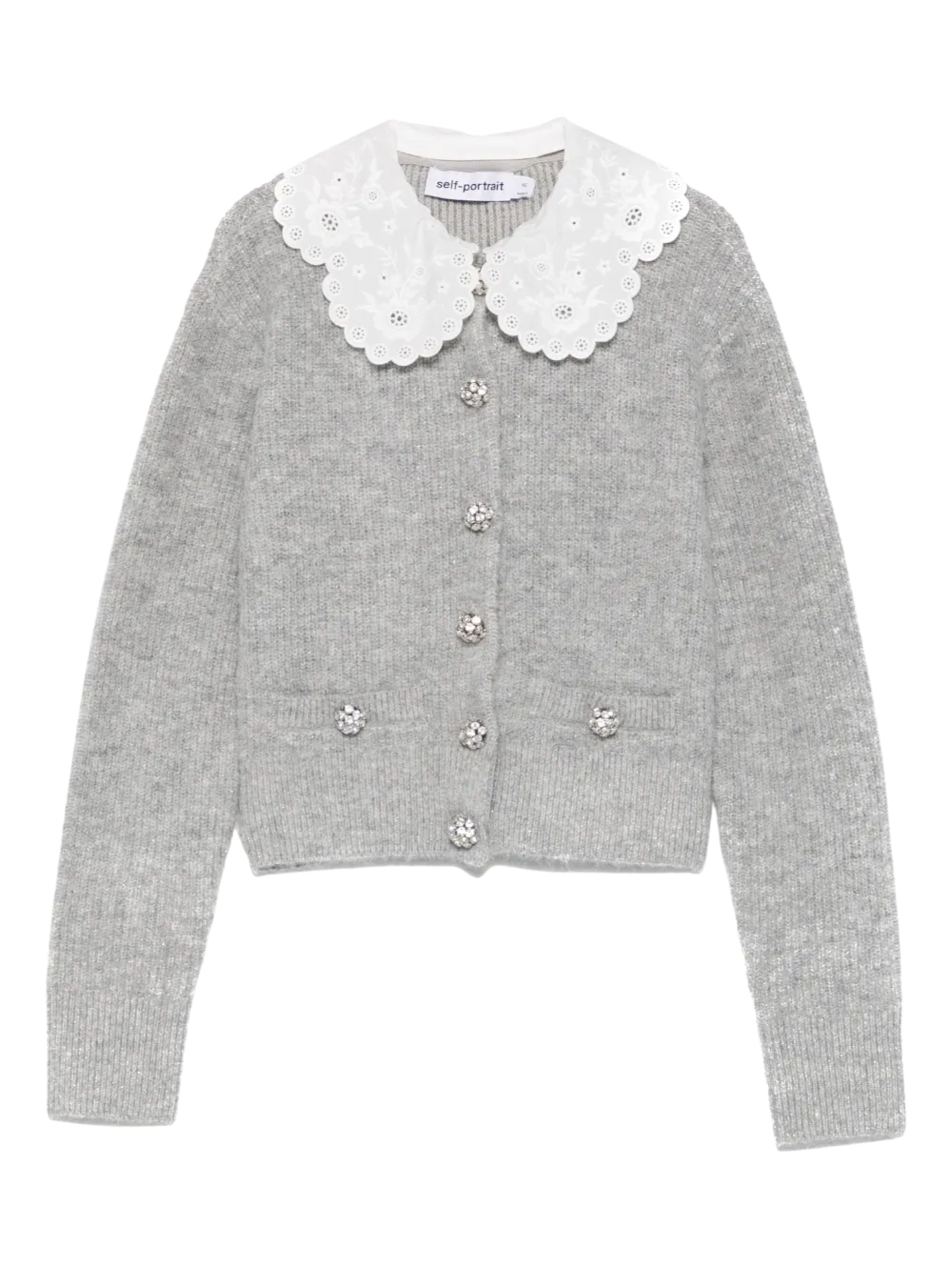Self Portrait Sweaters Grey