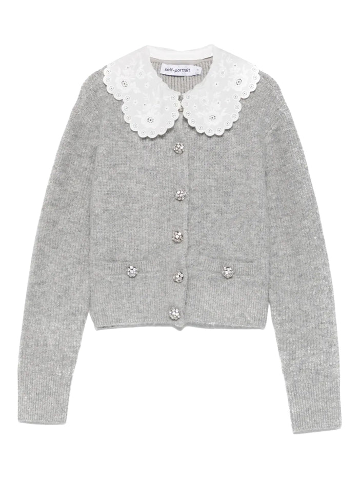 Self Portrait Sweaters Grey